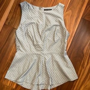 Banana Republic peplum blouse, sz 8, EUC